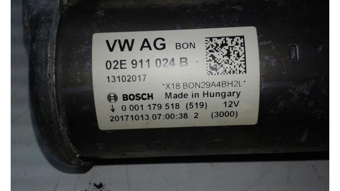 VOLKSWAGEN Tiguan 2 generation (2016-2024) Startmotor 02E911024B 14600608