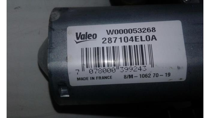 NISSAN Qashqai 2 generation (2013-2023) Moteur d'essuie-glace de hayon 287104EL0A 15090523