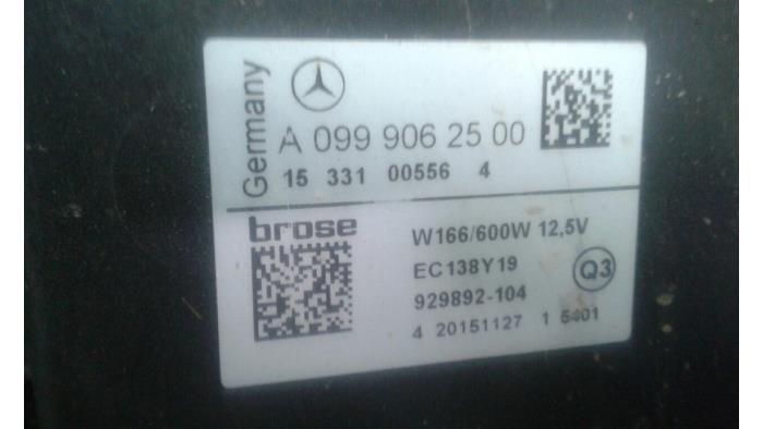 MERCEDES-BENZ GLE W166 (2015-2018) Other Control Units 0999062500 14607263