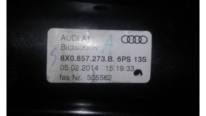 AUDI A1 8X (2010-2020) Navigacijos sistemos komplektas 8X0857273B 14607350