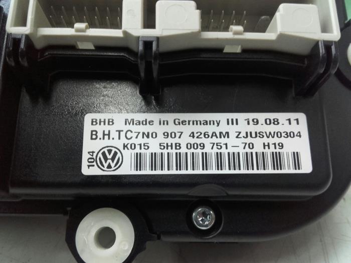 VOLKSWAGEN Golf 6 generation (2008-2015) Климатичен блок 7N0907426AM 14714813