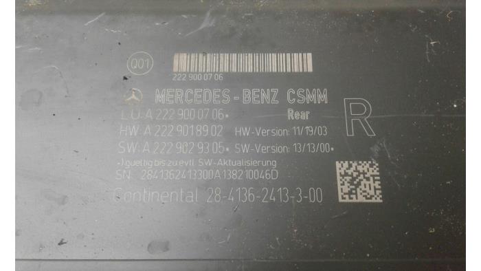 MERCEDES-BENZ S-Class W222/C217/A217 (2013-2020) Контролен блок 2229000706 14721210