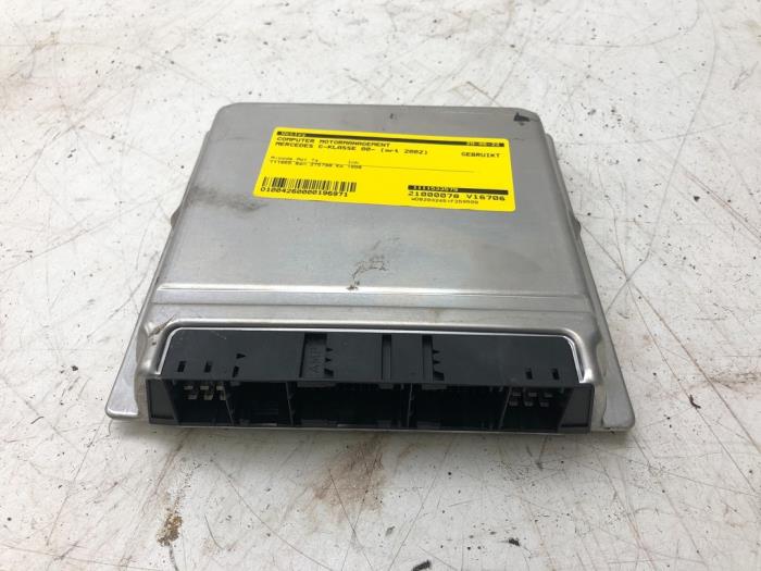 Gebruikte Computer Motormanagement Mercedes C Combi (S203) 2.0 C-200K 16V Prijs € 156,45 Margeregeling aangeboden door Wessel Parts & Service B.V.