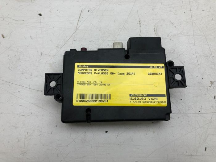 Gebruikte Computer Diversen Mercedes C (W205) C-200 2.0 CGI 16V Prijs € 51,45 Margeregeling aangeboden door Wessel Parts & Service B.V.