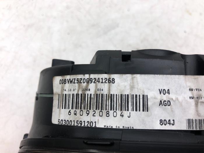 VOLKSWAGEN Polo 4 generation (2001-2009) Alte unități de control 6Q0920804J 15324353