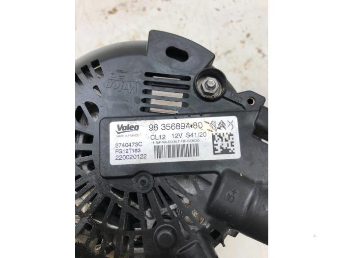 OPEL Grandland X 1 generation (2017-2023) Alternator 9835689480 15511938