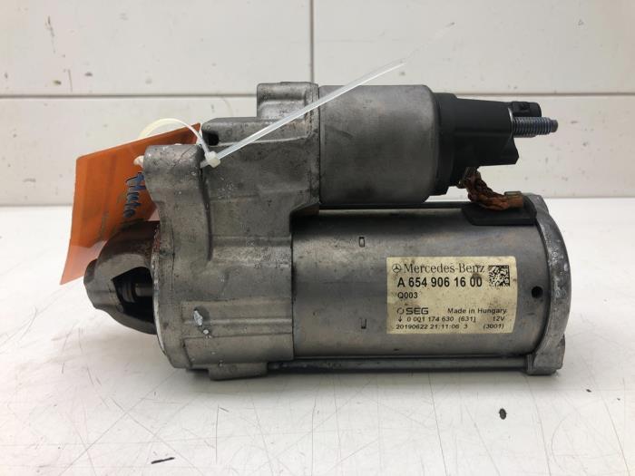 Gebruikte Startmotor Mercedes E (W213) E-200d 1.6 Turbo 16V Prijs € 82,95 Margeregeling aangeboden door Wessel Parts & Service B.V.
