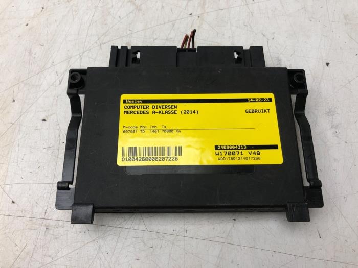 Gebruikte Computer Diversen Mercedes A (W176) 1.5 A-180 CDI, A-180d 16V Prijs € 72,45 Margeregeling aangeboden door Wessel Parts & Service B.V.