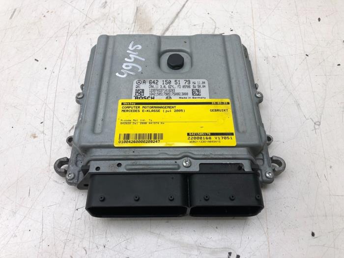 Gebruikte Computer Motormanagement Mercedes E Combi (S211) 3.0 E-280 CDI V6 24V Prijs € 261,45 Margeregeling aangeboden door Wessel Parts & Service B.V.