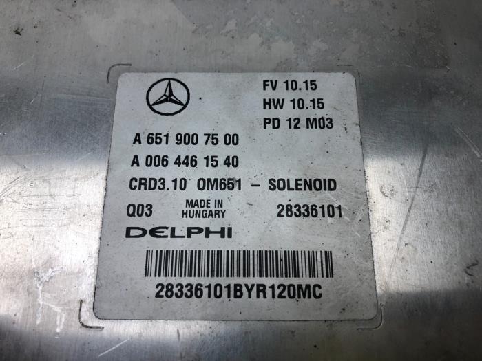 MERCEDES-BENZ E-Class W212/S212/C207/A207 (2009-2016) Engine Control Unit ECU 6519007500 17961916