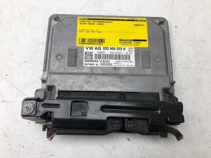 Gebruikte Computer Motormanagement Skoda Fabia II (5J) 1.2i Prijs € 61,95 Margeregeling aangeboden door Wessel Parts & Service B.V.