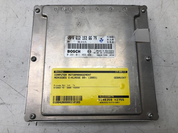 Gebruikte Computer Motormanagement Mercedes C Combi (S203) 2.7 C-270 CDI 20V Prijs € 103,95 Margeregeling aangeboden door Wessel Parts & Service B.V.