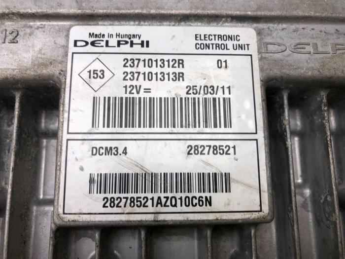 RENAULT Twingo 2 generation (2007-2014) Engine Control Unit ECU 237101312R 18062885