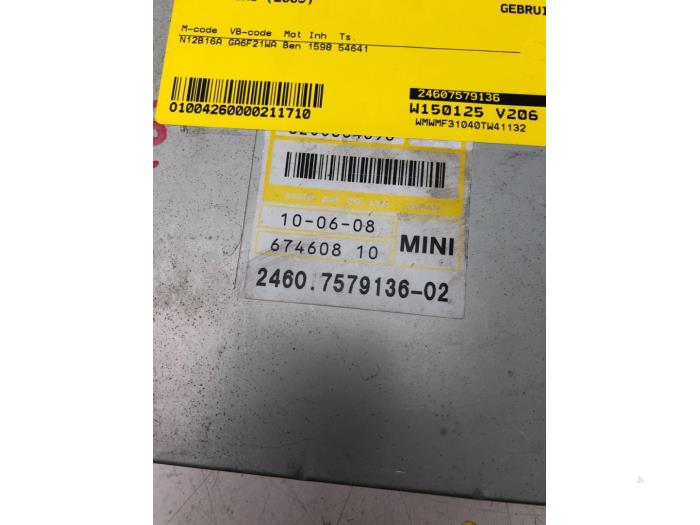 MINI Cooper R56 (2006-2015) Greičių dėžės kompiuteris 24607579136 18110597