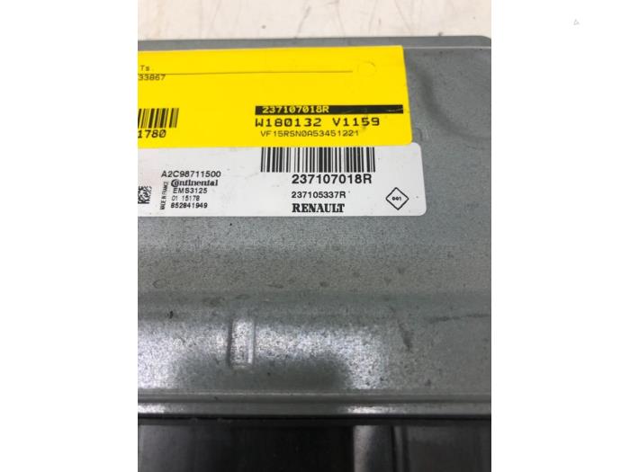 RENAULT Clio 4 generation (2012-2020) Engine Control Unit ECU 237107018R 18109540