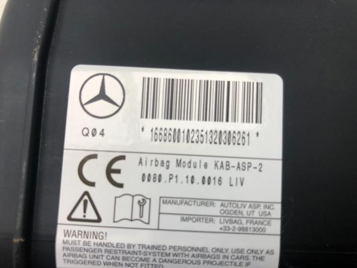 MERCEDES-BENZ M-Class W166 (2011-2015) Knee SRS Airbag 1668600102 18129907