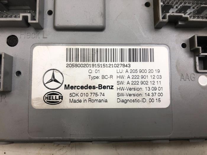 MERCEDES-BENZ C-Class W205/S205/C205 (2014-2023) Other Control Units 2059002019 18262131