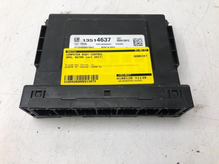 Gebruikte Computer Body Control Opel Astra K 1.6 CDTI 110 16V Prijs € 40,95 Margeregeling aangeboden door Wessel Parts & Service B.V.