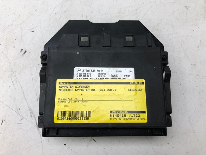 Gebruikte Computer Diversen Mercedes Sprinter 3,5t (906.63) 513 CDI 16V Euro 5 Prijs € 51,45 Margeregeling aangeboden door Wessel Parts & Service B.V.