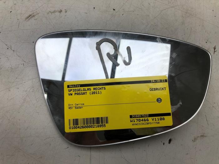 Spiegelglas rechts Volkswagen Passat