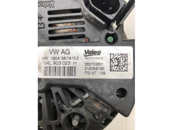 SKODA Superb 3 generation (2015-2023) Generator 04L903023H 24824921