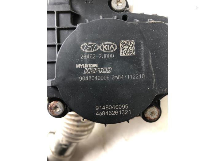 Gasklephuis van een Kia Sportage (QL) 1.6 CRDi 16V 116 2019