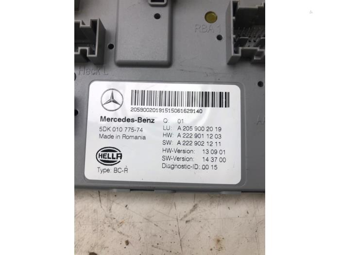 MERCEDES-BENZ C-Class W205/S205/C205 (2014-2023) Other Control Units 2059002019 24416267