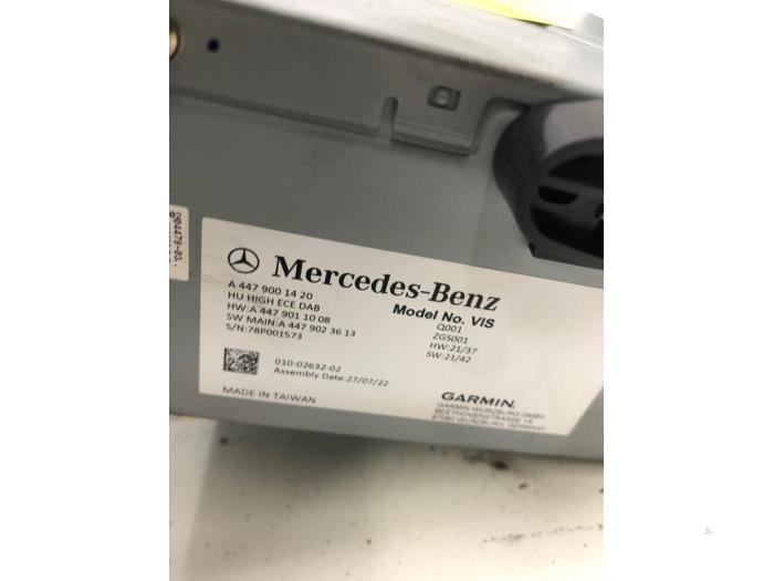 MERCEDES-BENZ Vito W447 (2014-2023) Автомагнитола без навигации 4479001420 24508559