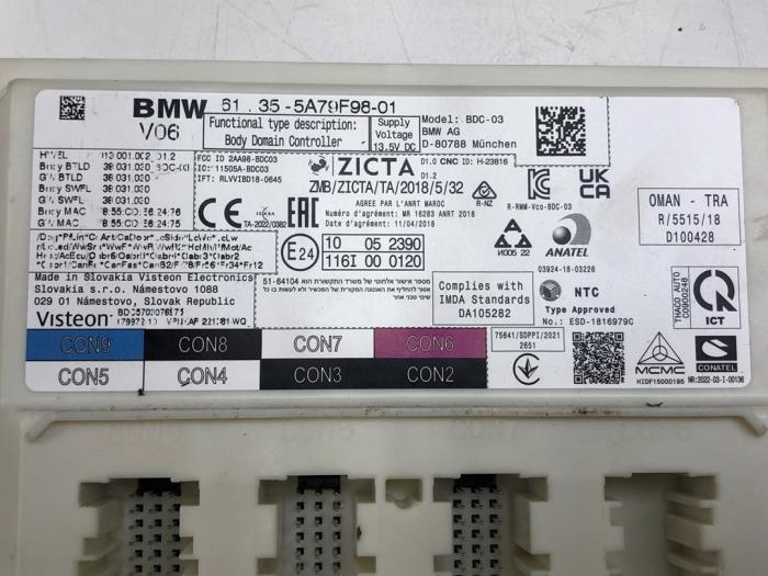 Computer Body Control van een BMW 3 serie Touring (G21) 320d 2.0 TwinPower Turbo 16V Mild Hybrid 2023