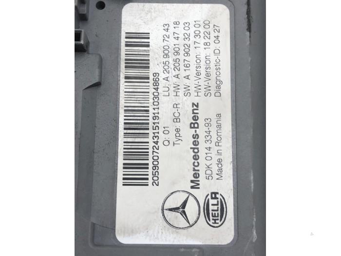 Computer Body Control van een Mercedes-Benz GLC Coupe (C253) 2.0 220d 16V 4-Matic 2020