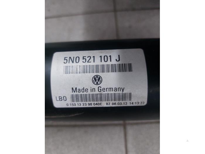 Cardanas van een Audi Q3 (8UB/8UG) 2.0 16V TFSI 170 Quattro 2012