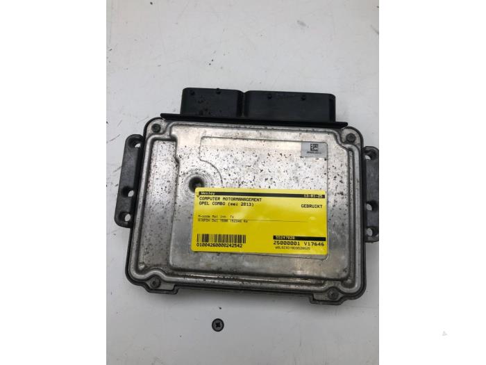 Gebruikte Computer Motormanagement Opel Combo 1.6 CDTI 16V Prijs € 131,25 Margeregeling aangeboden door Wessel Parts & Service B.V.
