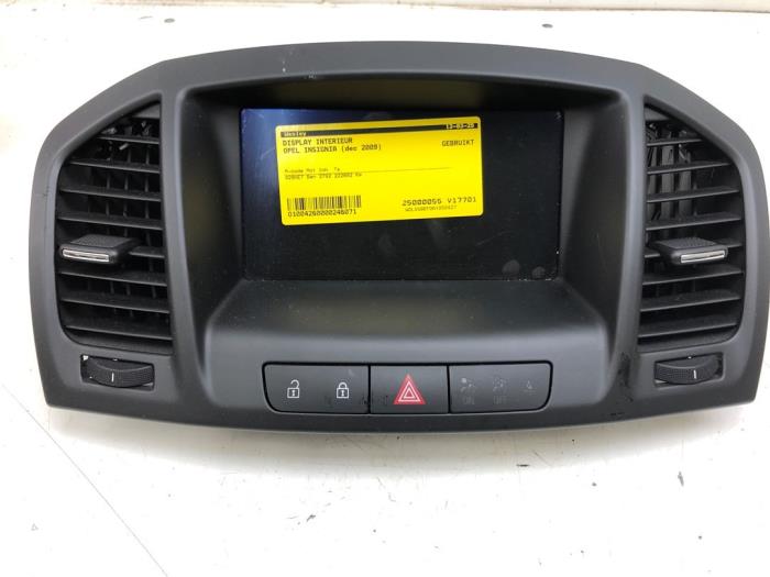 Gebruikte Display Interieur Opel Insignia Sports Tourer 2.8 V6 Turbo 24V 4x4 Ecotec Prijs € 156,45 Margeregeling aangeboden door Wessel Parts & Service B.V.