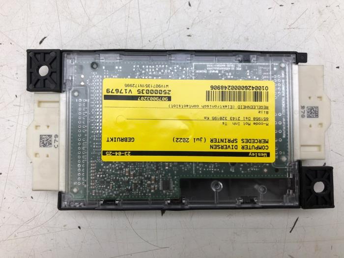 Gebruikte Computer Diversen Mercedes Sprinter 3,5t (910.0/910.1/907.1/907.2) 316 CDI 2.1 D RWD Prijs € 156,45 Margeregeling aangeboden door Wessel Parts & Service B.V.