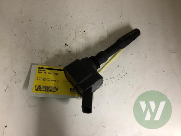 Gebruikte Bobine Audi A6 Avant (C8) 3.0 V6 24V 55 TFSI Mild Hybrid Quattro Prijs € 26,25 Margeregeling aangeboden door Wessel Parts & Service B.V.
