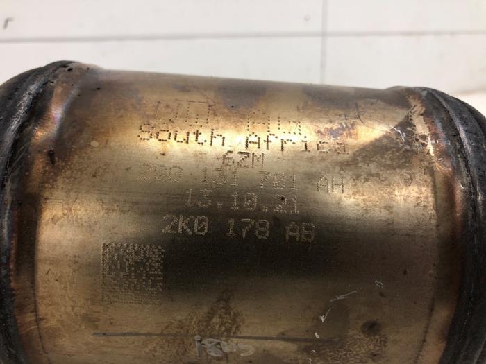 Katalysator van een Volkswagen Polo VI (AW1) 1.0 TSI 12V 2022