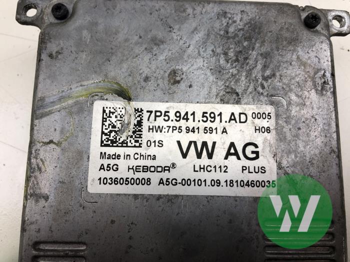 Computer Verlichting van een Volkswagen Golf VII (AUA) 2.0 GTI 16V Performance Package 2019