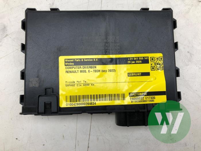Gebruikte Computer Diversen Renault Megane E-Tech (RCB) 60 kWh Prijs € 156,45 Margeregeling aangeboden door Wessel Parts & Service B.V.