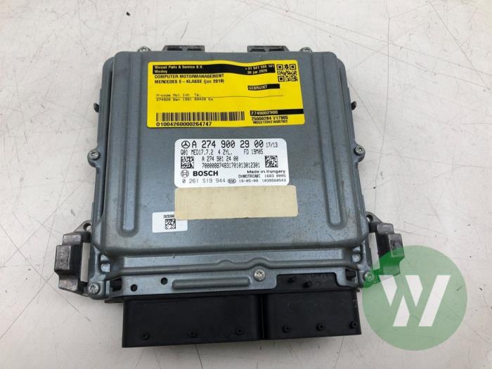 Gebruikte Computer Motormanagement Mercedes E Estate (S213) E-200 2.0 Turbo 16V Prijs € 183,75 Margeregeling aangeboden door Wessel Parts & Service B.V.