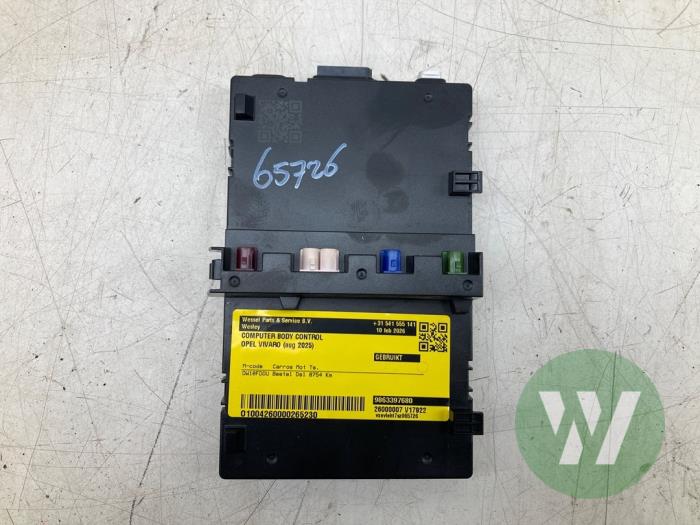 Gebruikte Bodycontrol Module Opel Vivaro 2.0 Diesel 145 Prijs € 471,45 Margeregeling aangeboden door Wessel Parts & Service B.V.