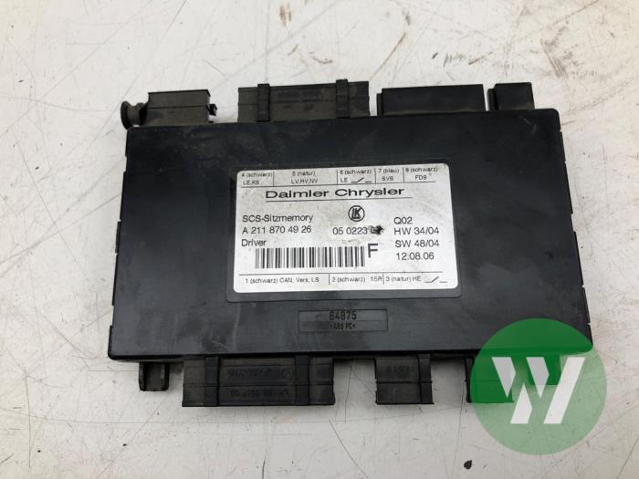 Gebruikte Computer stoel Mercedes R (W251) 3.0 320 CDI 24V 4-Matic Prijs € 40,95 Margeregeling aangeboden door Wessel Parts & Service B.V.