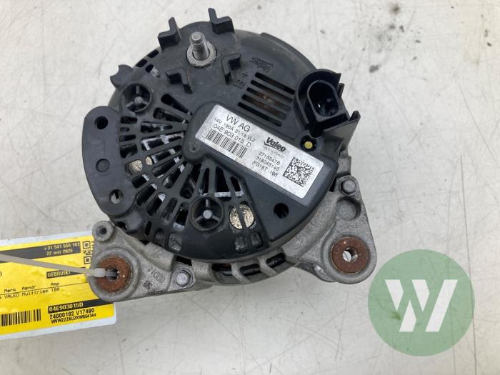 Gebruikte Dynamo Volkswagen Golf Sportsvan (AUVS) 1.5 TSI Evo BlueMotion 16V Prijs € 57,75 Margeregeling aangeboden door Wessel Parts & Service B.V.