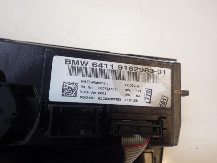 BMW 3 Series E90/E91/E92/E93 (2004-2013) Klimato kontrolės (klimos) valdymas 64119162983 14601429