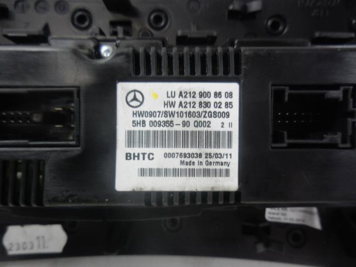 MERCEDES-BENZ E-Class W212/S212/C207/A207 (2009-2016) Pегулятор климы 2129008608 14601825