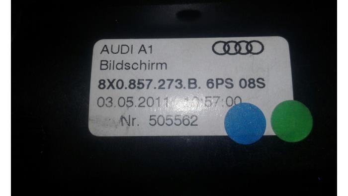 AUDI A1 8X (2010-2020) Navigacijos sistemos komplektas 8X0857273B 14601874