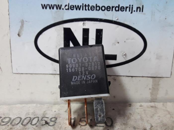 Gebruikte Relais Toyota RAV4 (A2) 2.0 16V VVT-i 4x4 Prijs € 15,00 Margeregeling aangeboden door De Witte Boerderij AutoMotive