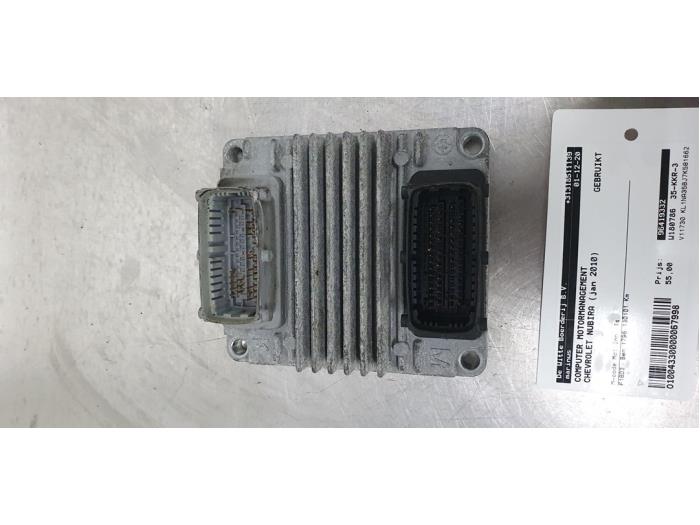 Gebruikte Computer Motormanagement Chevrolet Nubira Wagon (J100) 1.8 16V Prijs € 55,00 Margeregeling aangeboden door De Witte Boerderij AutoMotive