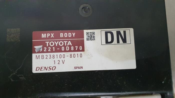 Gebruikte Module Bodycontrol Toyota Yaris III (P13) 1.5 16V Dual VVT-iE Prijs € 85,00 Margeregeling aangeboden door De Witte Boerderij AutoMotive