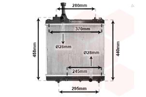 Nieuwe Radiateur Nissan Pixo Prijs € 75,88 Inclusief btw aangeboden door De Witte Boerderij AutoMotive