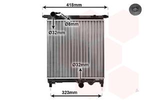 Nieuwe Radiateur Volkswagen UP Prijs € 49,88 Inclusief btw aangeboden door De Witte Boerderij AutoMotive